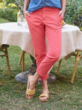 Frank & Eileen Wicklow Pant - Flamingo 8 EUC $278